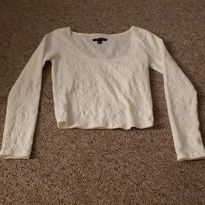 A& E Long sleeve crop top